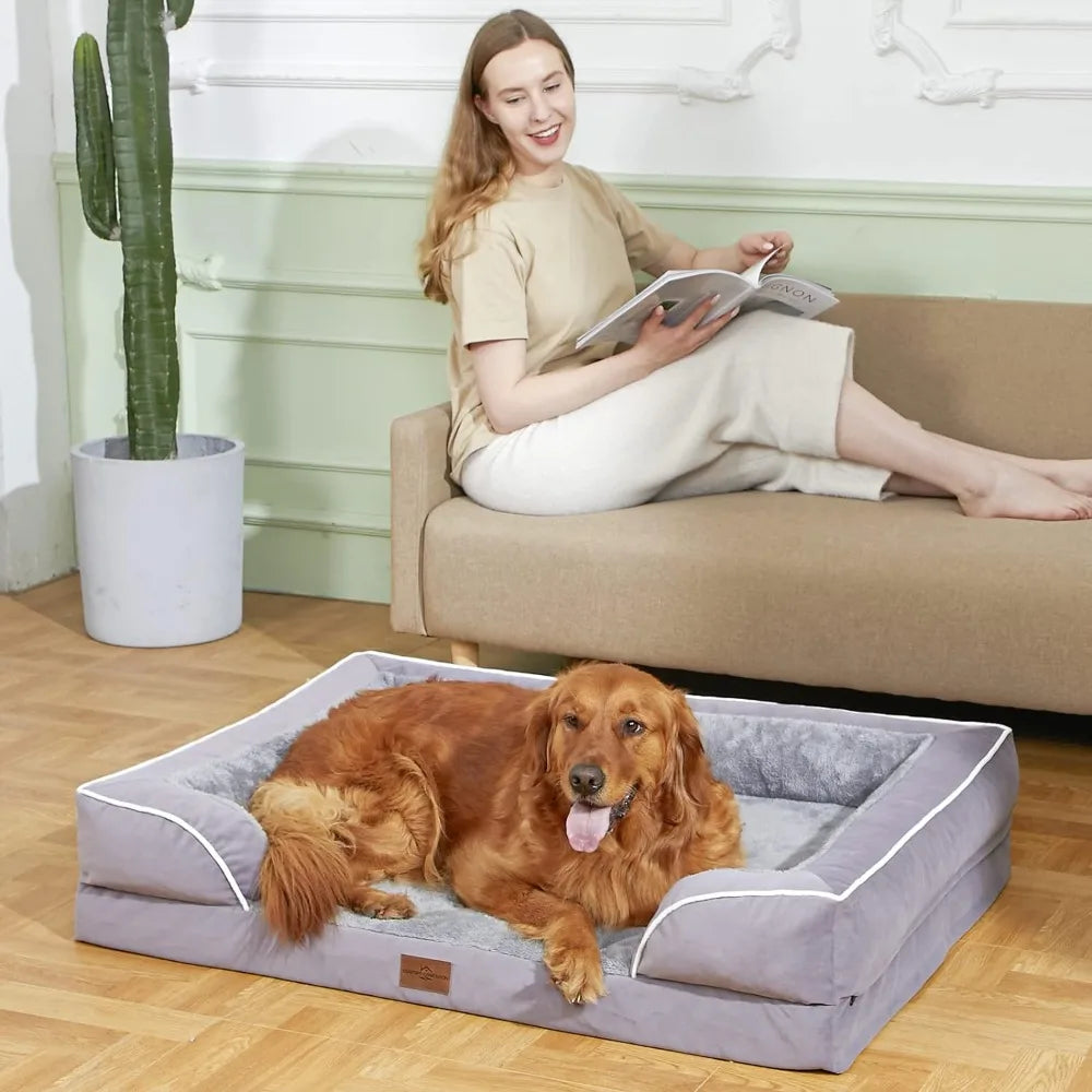 XXL Dog Bed, Waterproof Orthopedic Dog Bed, - Mountain Merch Market 