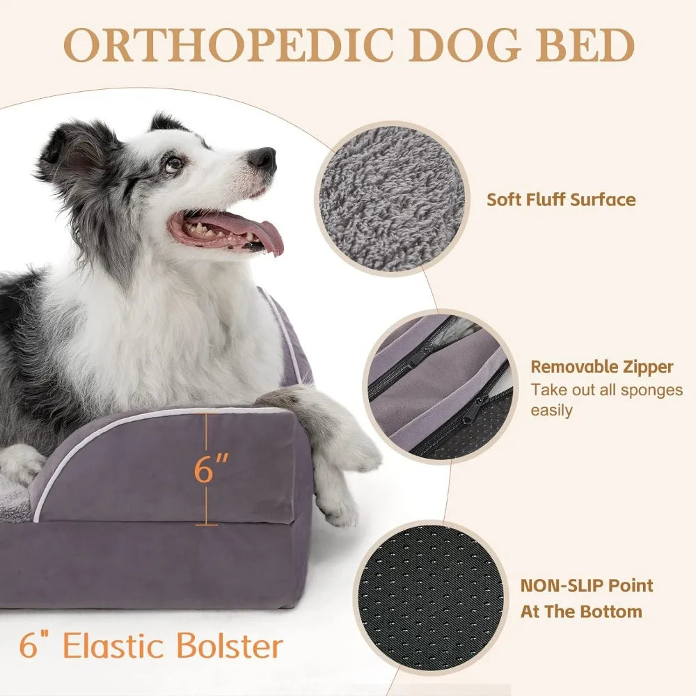 XXL Dog Bed, Waterproof Orthopedic Dog Bed, - Mountain Merch Market 