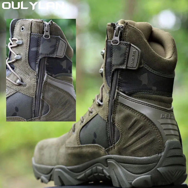 Climbing Outdoor Mens Work Safety Boots Camouflage Desert Boots - Mountain Merch Market 