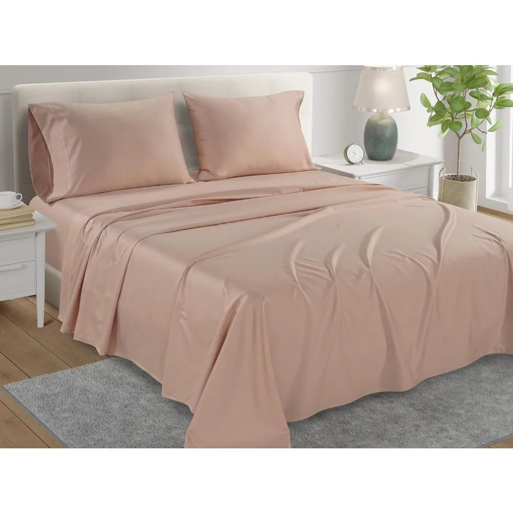 100% Egyptian Cotton Sheets Queen Size  & Pillowcases - Mountain Merch Market 