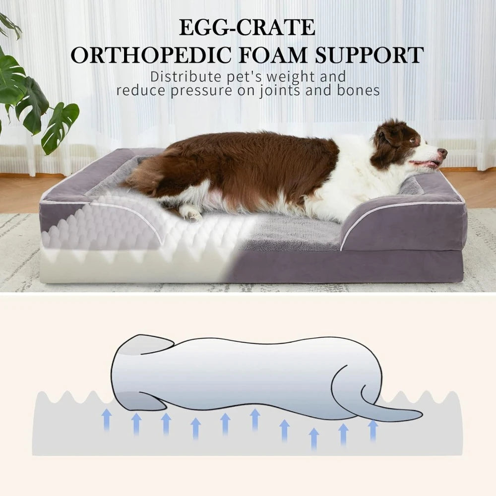 XXL Dog Bed, Waterproof Orthopedic Dog Bed, - Mountain Merch Market 