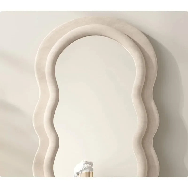 Full Length Mirror,Floor Mirror with Stand Standing ,Wall-Mounted Mirror for Bedroom Living Room Cloakroom,Wavy Mirror - Mountain Merch Market 