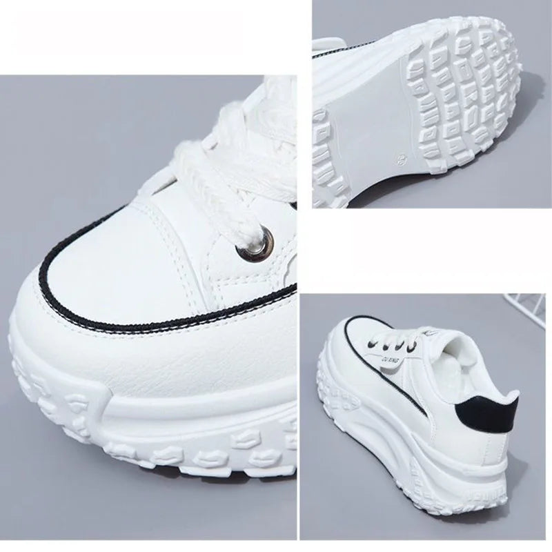 Retro Women Shoes Spring Platform Shoes Casual Sneakers Versatile Fashion Designer Shoes High Quality Women Sneakers - Mountain Merch Market 