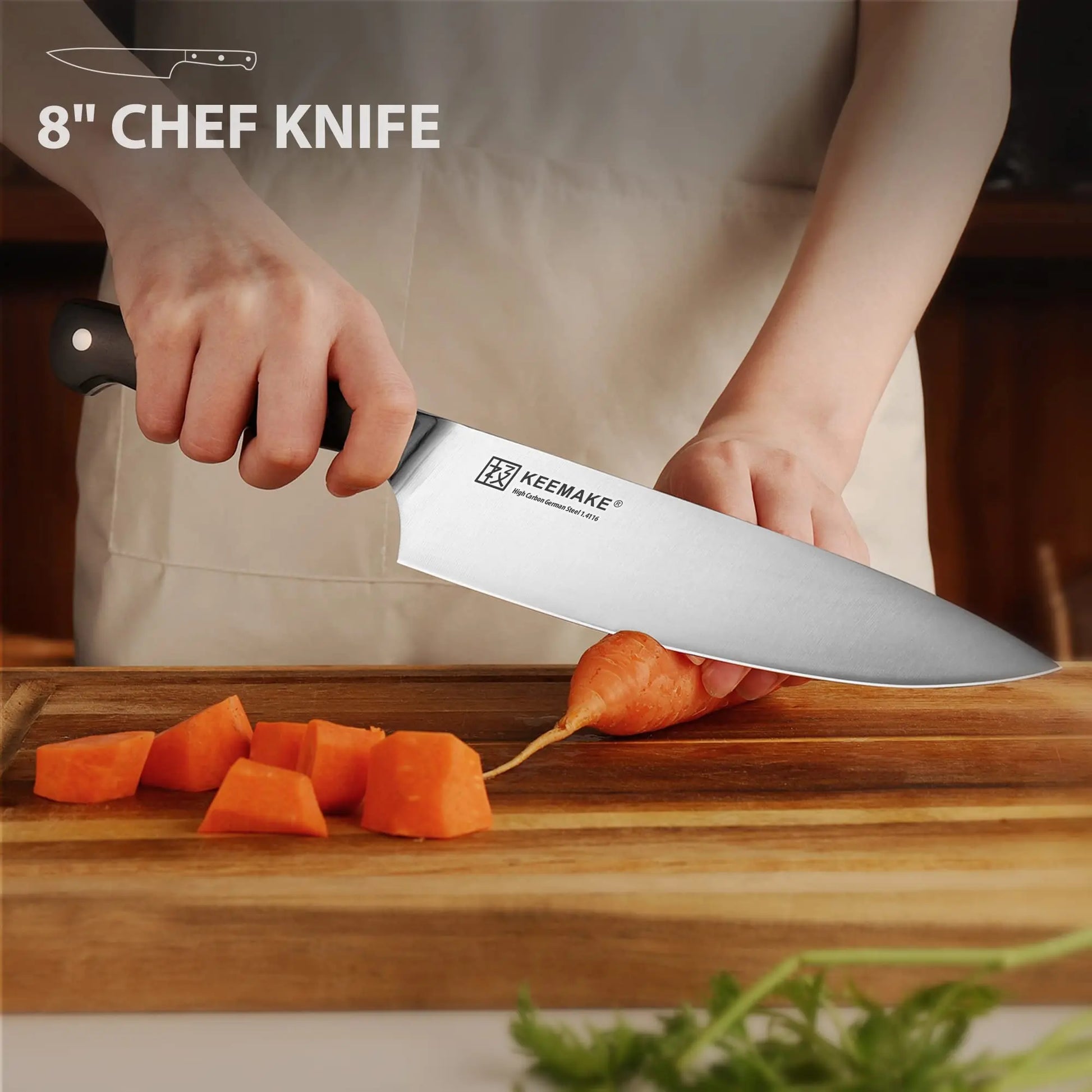 Chef's Knives High Quality Stainless Steel Kitchen Knife 1-15PCS/ - Mountain Merch Market 