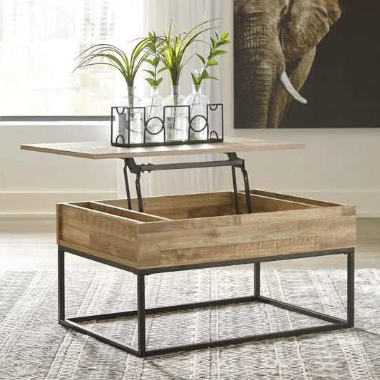 simple rectangular lifting coffee table - Mountain Merch Market 